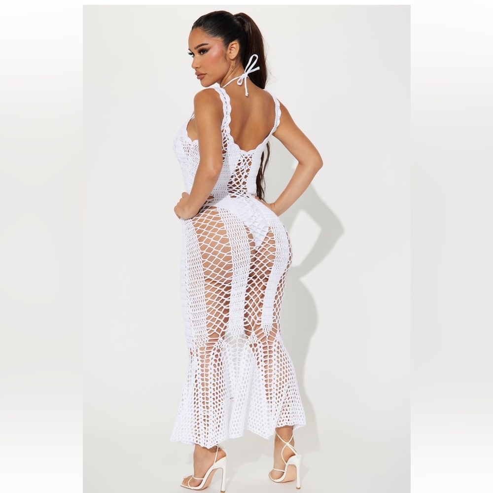 Crochet Bathing Suit Coverup Dress